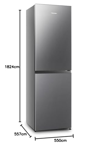BLASTIVO™ | Réfrigérateur Congélateur 256L — NoFrost, Multiflow 360°, Argent