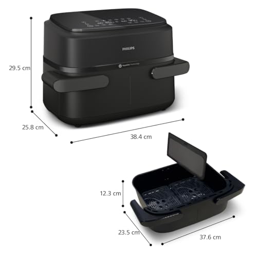 BLASTIVO™ | Air Fryer Série 1000 — Double Panier 7.1L, 10 Modes, RapidAir