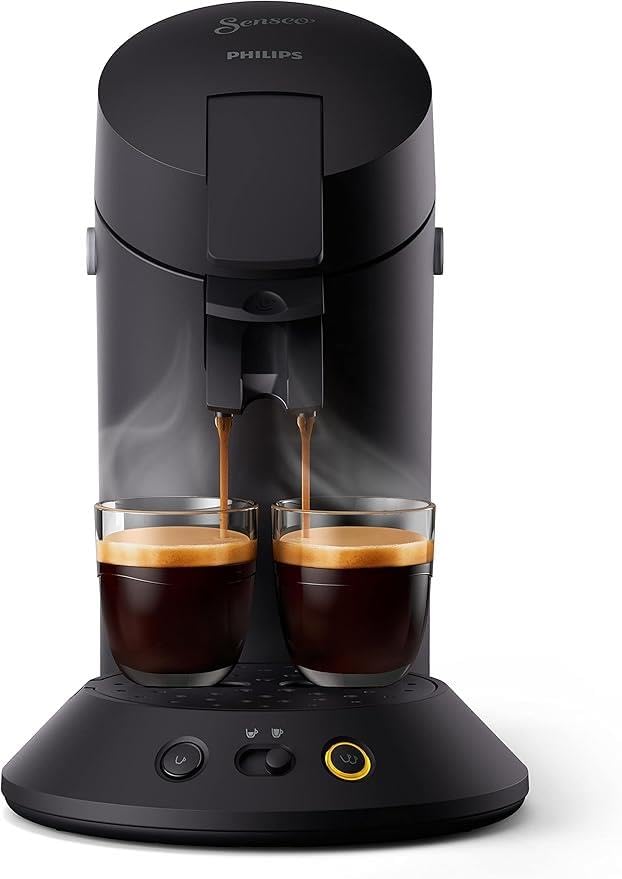 BLASTIVO™ | Senseo Original Plus — Machine à Dosettes, Noir Intense