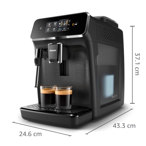BLASTIVO™ | Expresso Broyeur Série 2200 — Machine à Café Automatique, Noir Mat