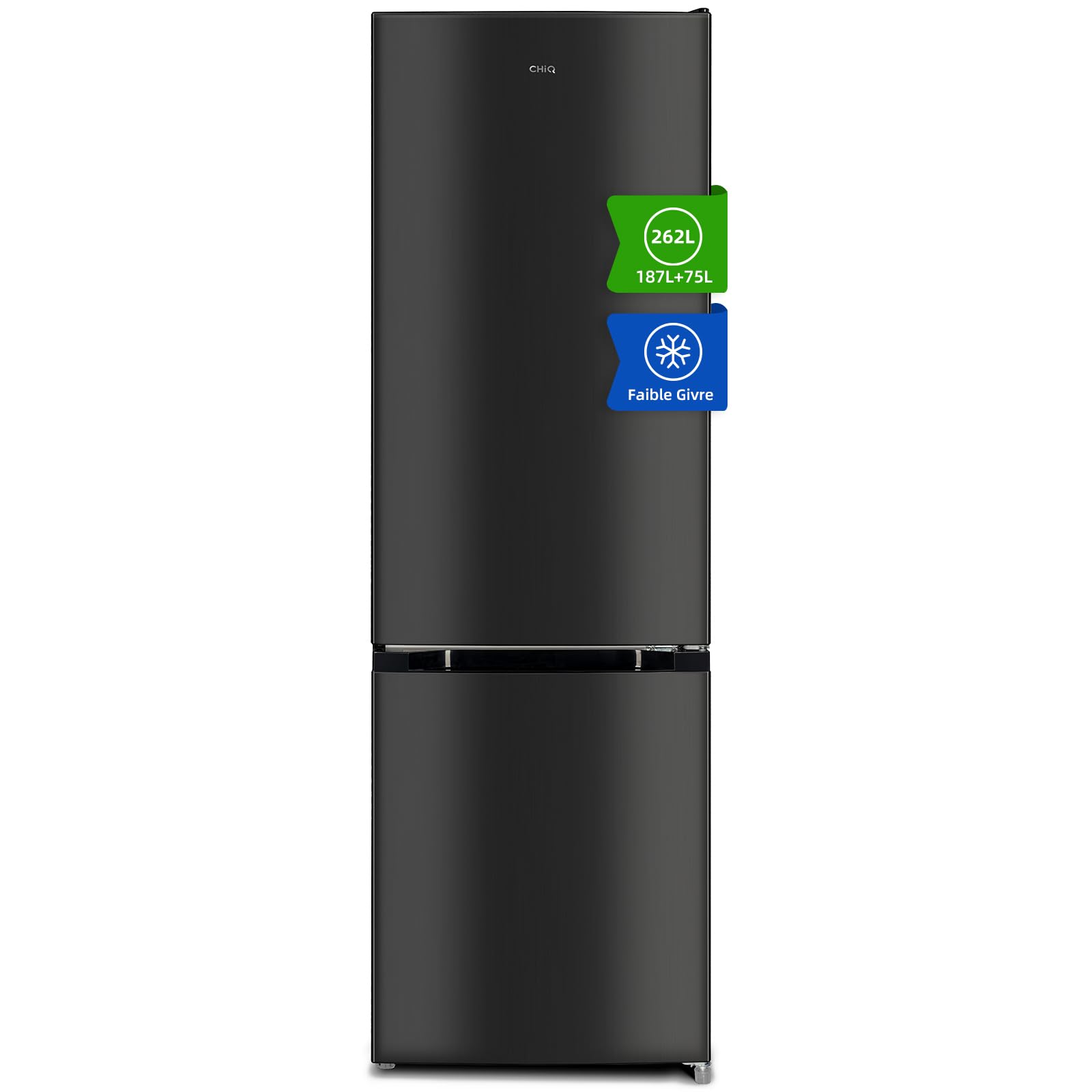 BLASTIVO™ | Réfrigérateur Congélateur Bas 262L — Low Frost, Inox, Garantie 12 ans
