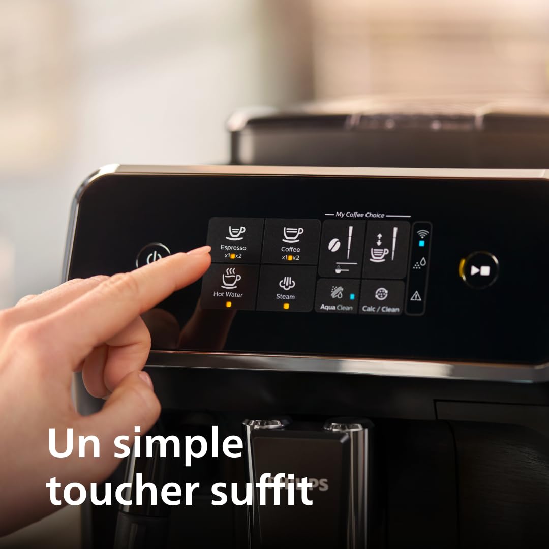 BLASTIVO™ | Expresso Broyeur Série 2200 — Machine à Café Automatique, Noir Mat