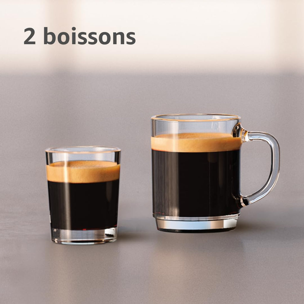 BLASTIVO™ | Expresso Broyeur Série 2200 — Machine à Café Automatique, Noir Mat