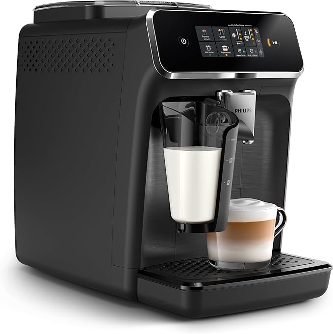 BLASTIVO™ | Expresso Broyeur Série 2300 — LatteGo, Noir Mat