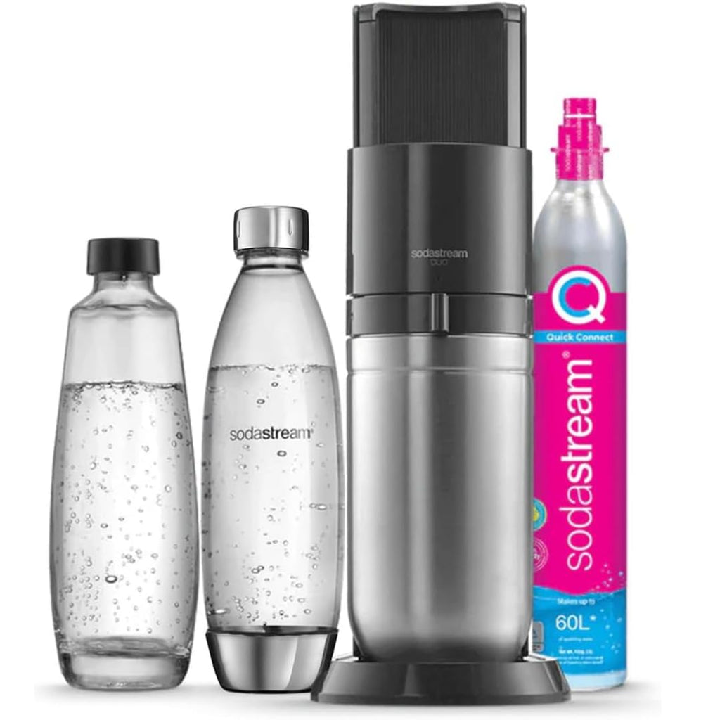 BLASTIVO™ | DUO — Machine à Eau Pétillante & Soda, Noire