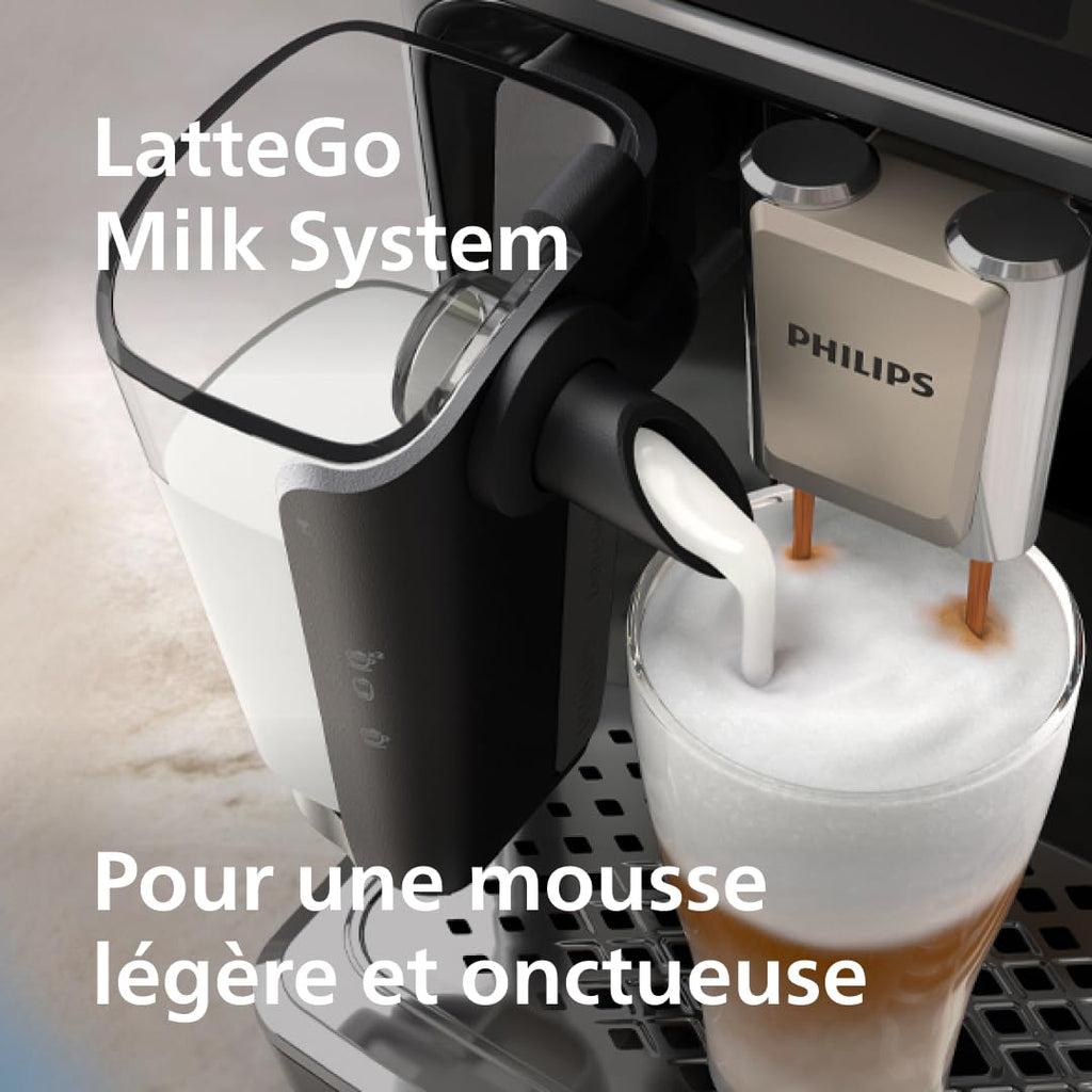 BLASTIVO™ | Expresso Broyeur Série 5400 — 12 Boissons avec LatteGo, Noir