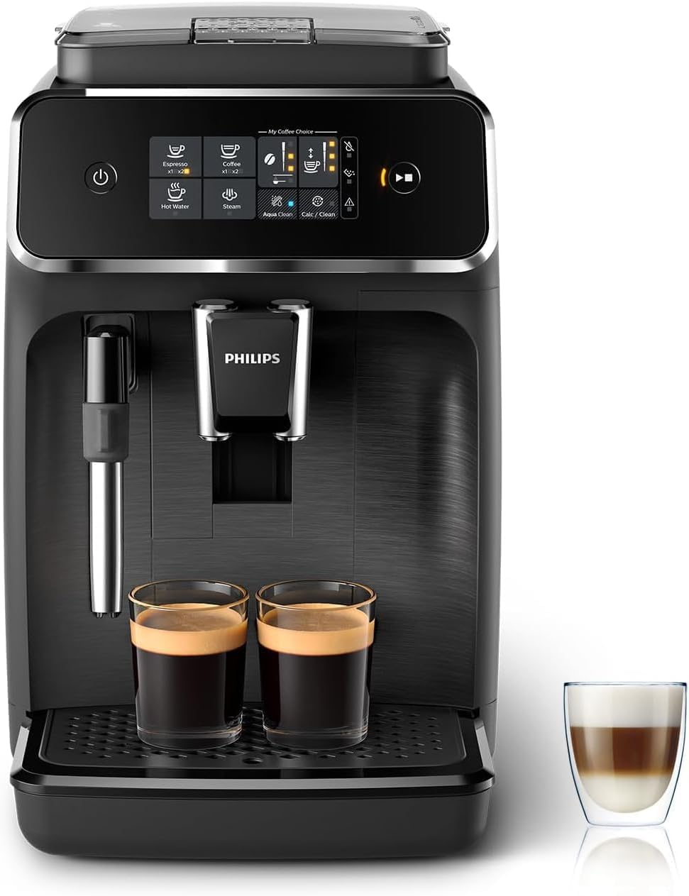 BLASTIVO™ | Expresso Broyeur Série 2200 — Machine à Café Automatique, Noir Mat