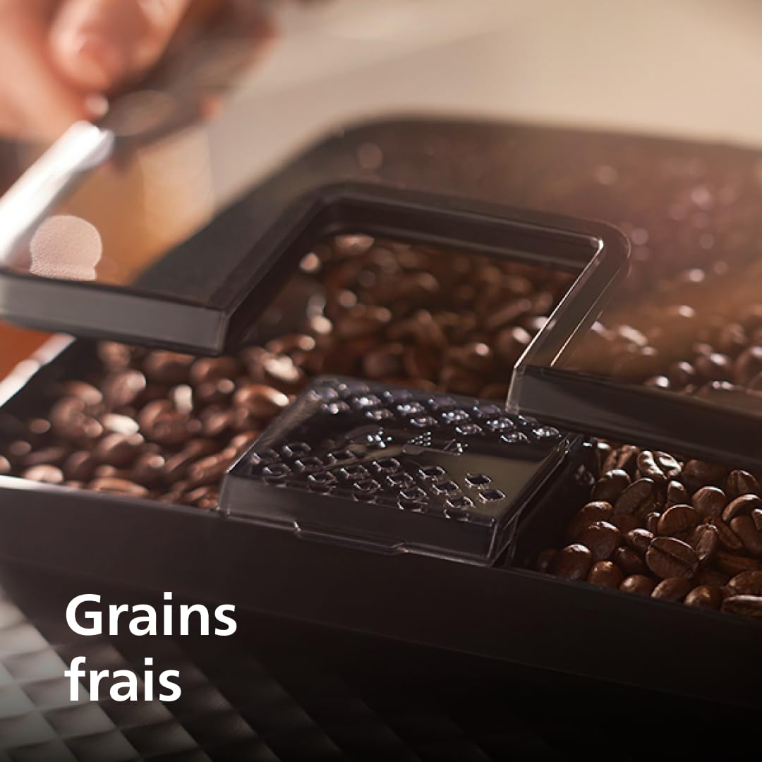 BLASTIVO™ | Expresso Broyeur Série 2200 — Machine à Café Automatique, Noir Mat