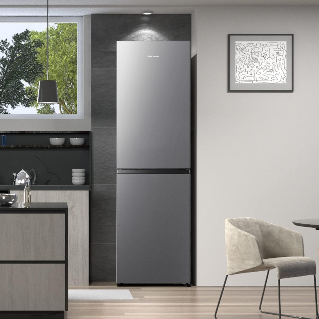 BLASTIVO™ | Réfrigérateur Congélateur 256L — NoFrost, Multiflow 360°, Argent