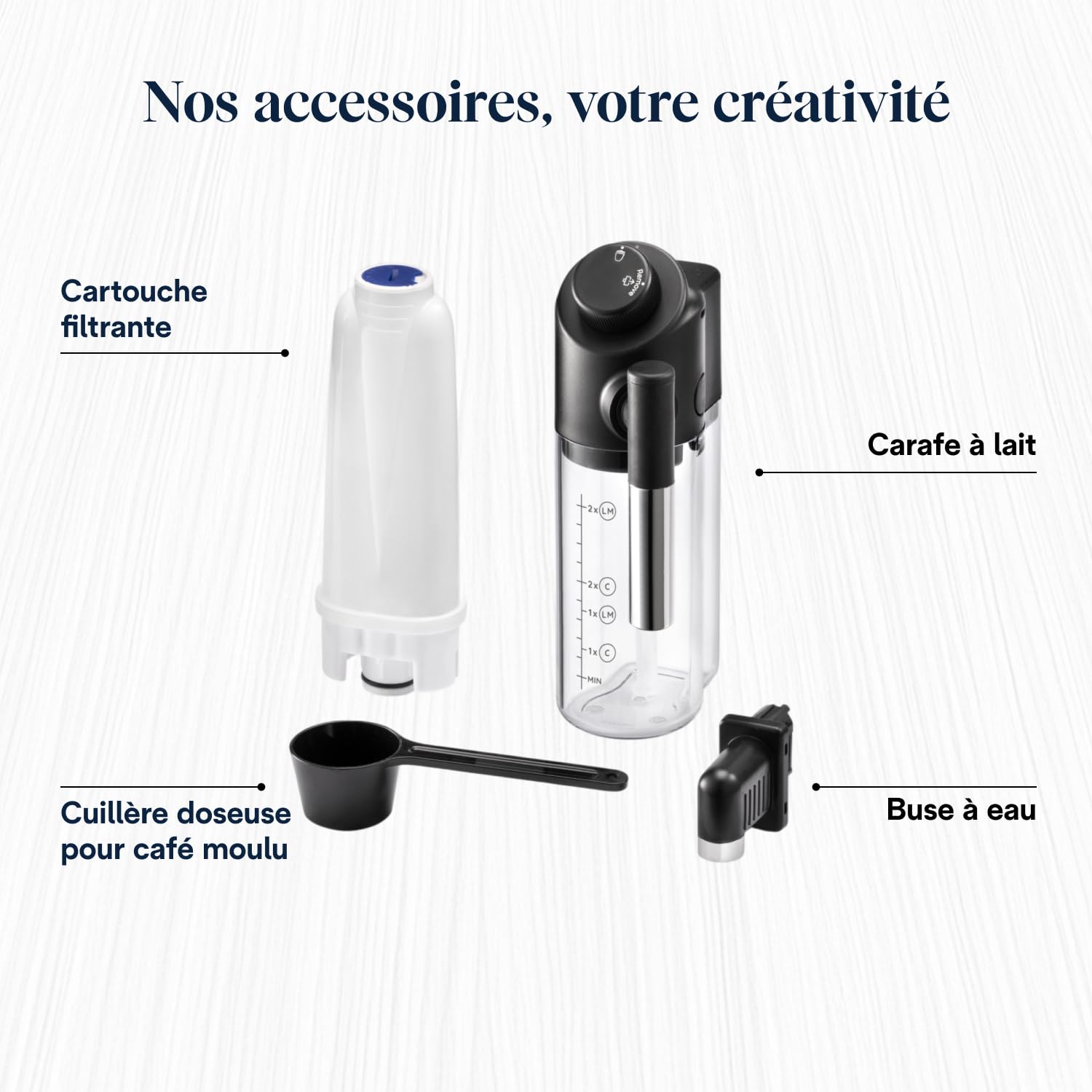 BLASTIVO™ | Magnifica Evo Perfetto — Machine à Café Automatique LatteCrema, Argent/Noir