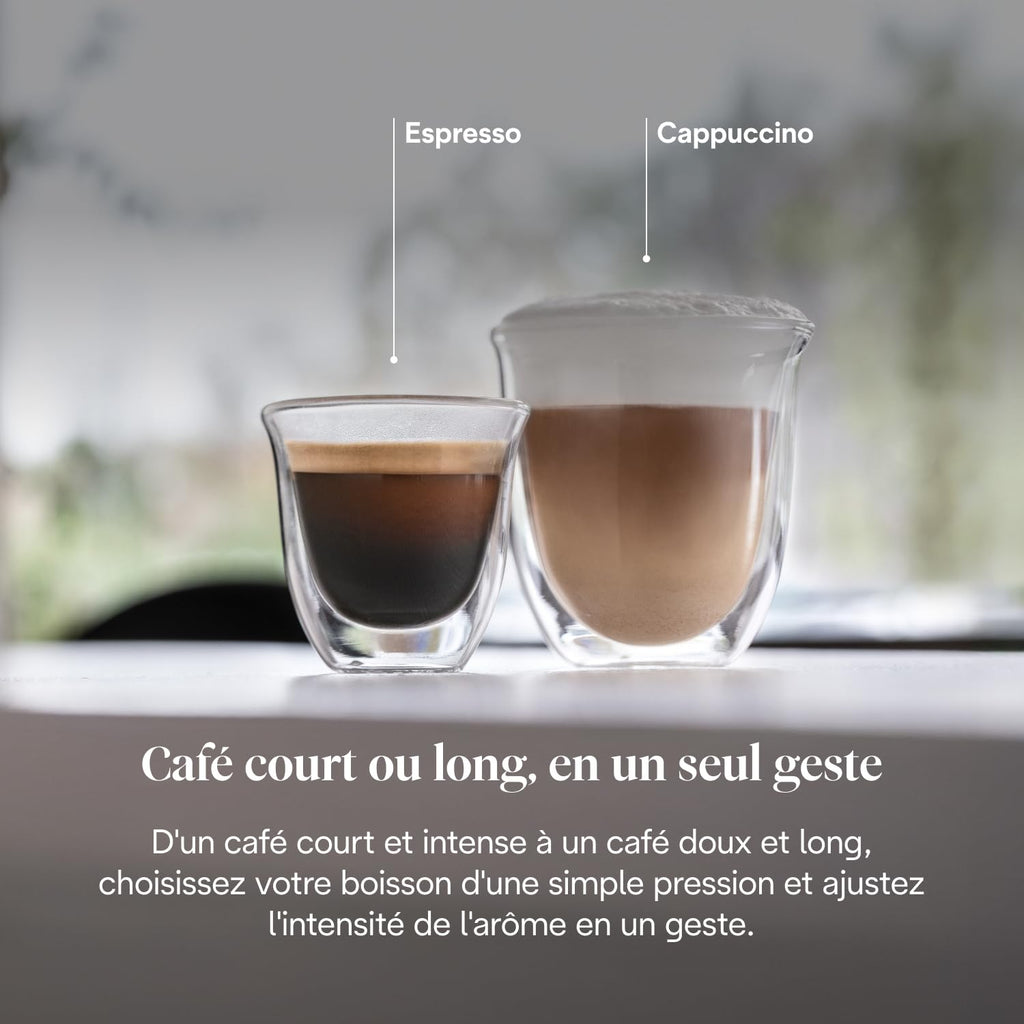 BLASTIVO™ | Magnifica S Perfetto — Machine à Café Automatique avec Mousseur à Lait, Noir