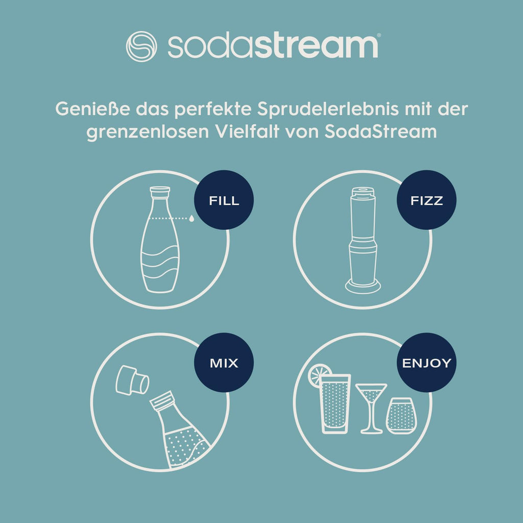 BLASTIVO™ | Crystal 3.0 — Machine à Gazéifier avec 2 Carafes en Verre, Titane
