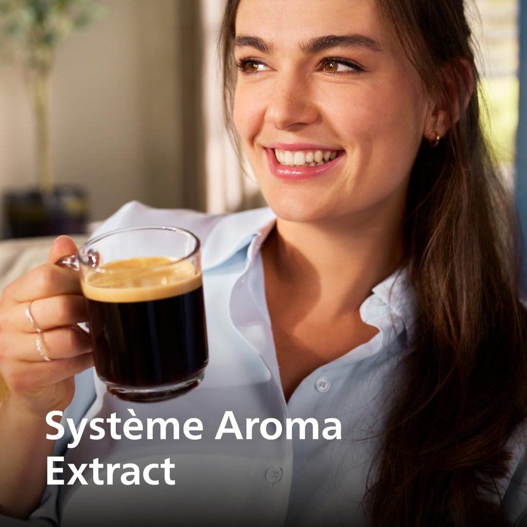 BLASTIVO™ | Expresso Broyeur Série 2200 — Machine à Café Automatique, Noir Mat