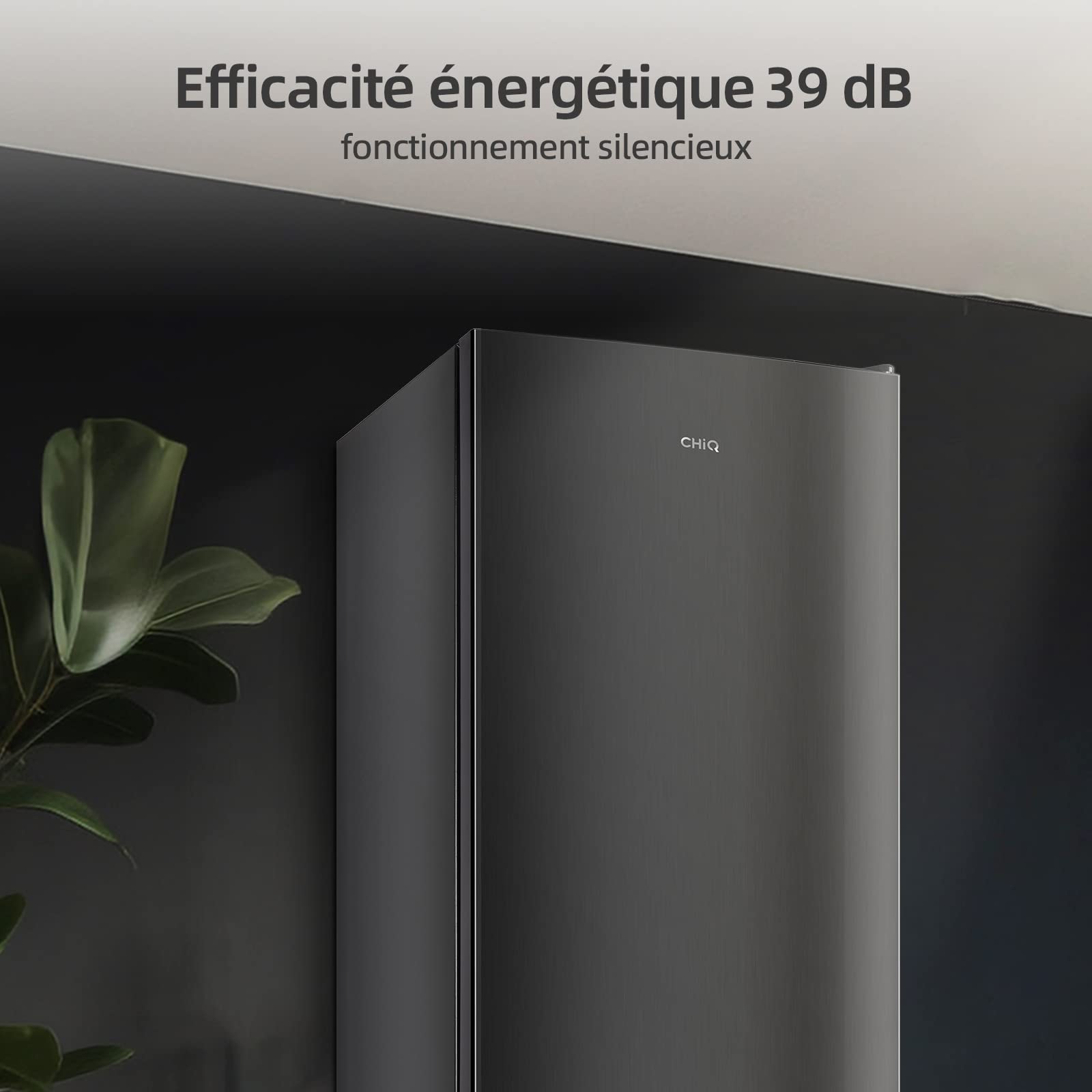 BLASTIVO™ | Réfrigérateur Congélateur Bas 157L — Low Frost, Compact, Noir