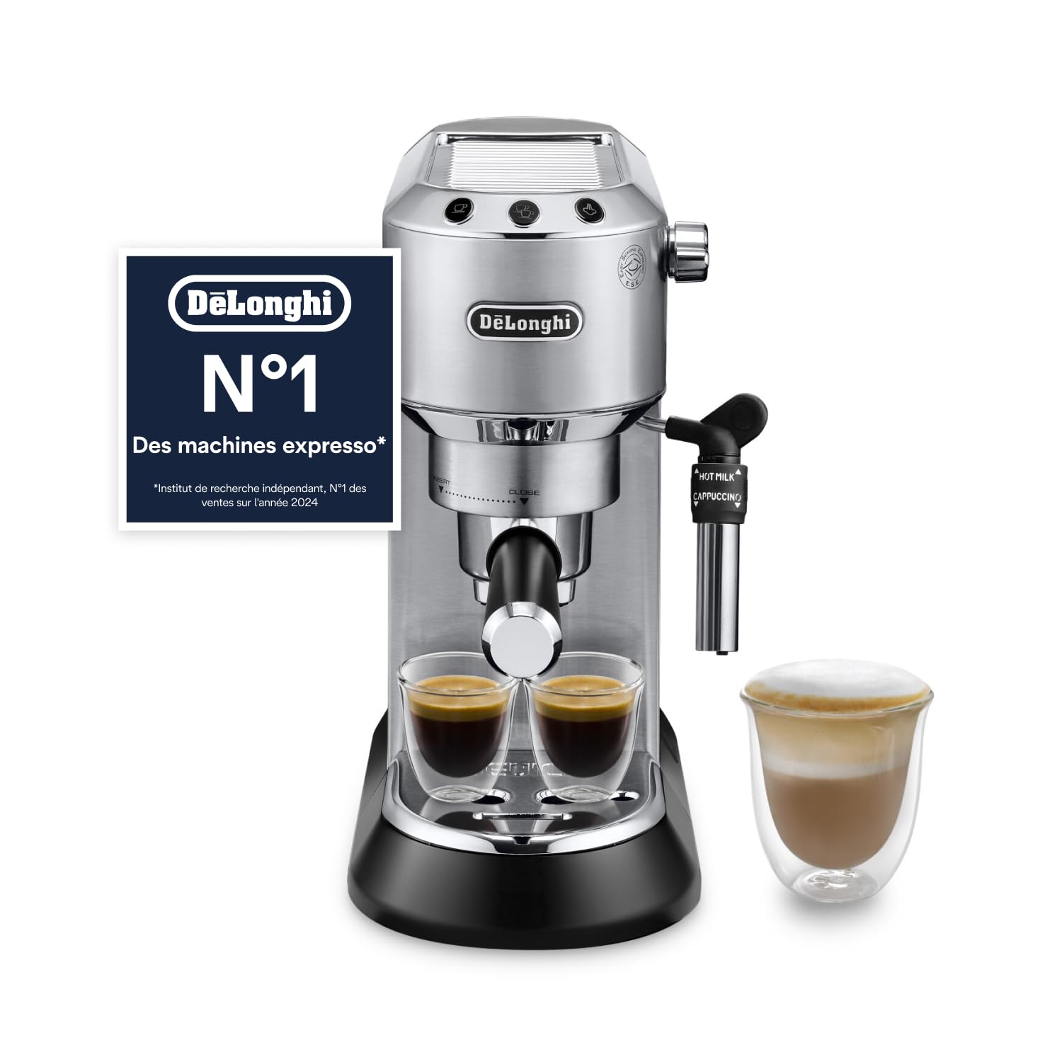 BLASTIVO™ | Dedica Style EC685.M — Machine à Expresso Compacte 15cm, Métal