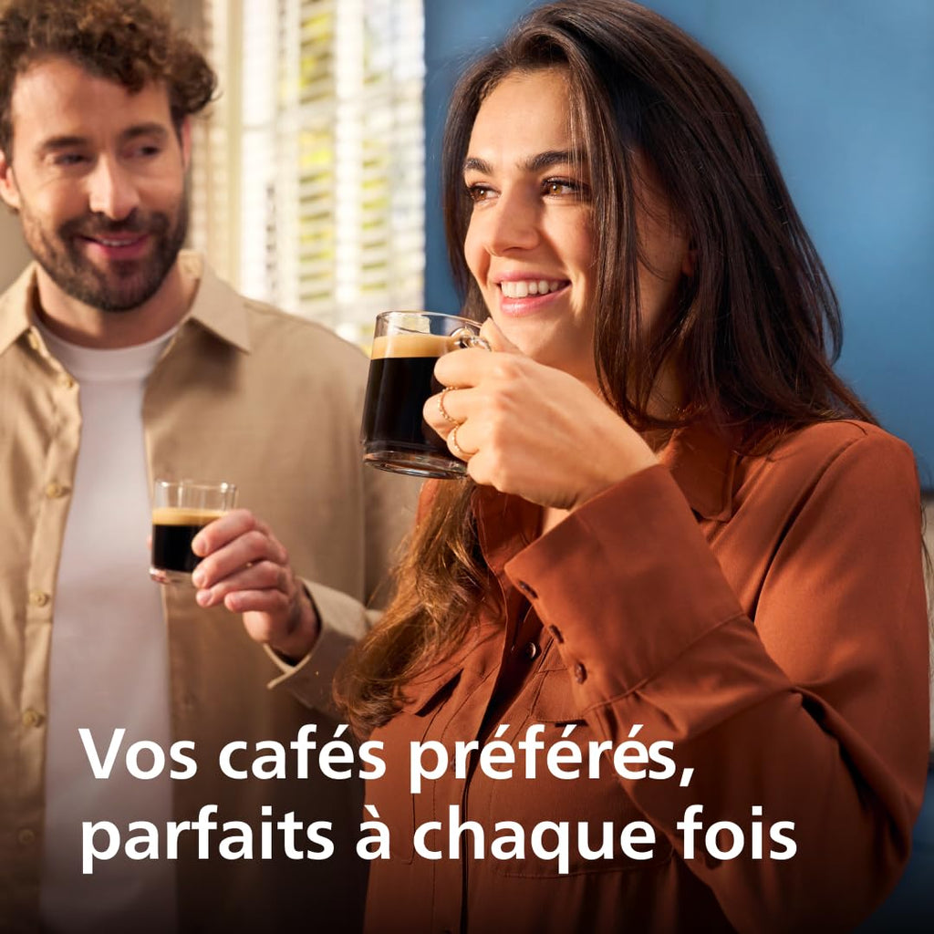 BLASTIVO™ | Expresso Broyeur Série 2200 — Machine à Café Automatique, Noir Mat