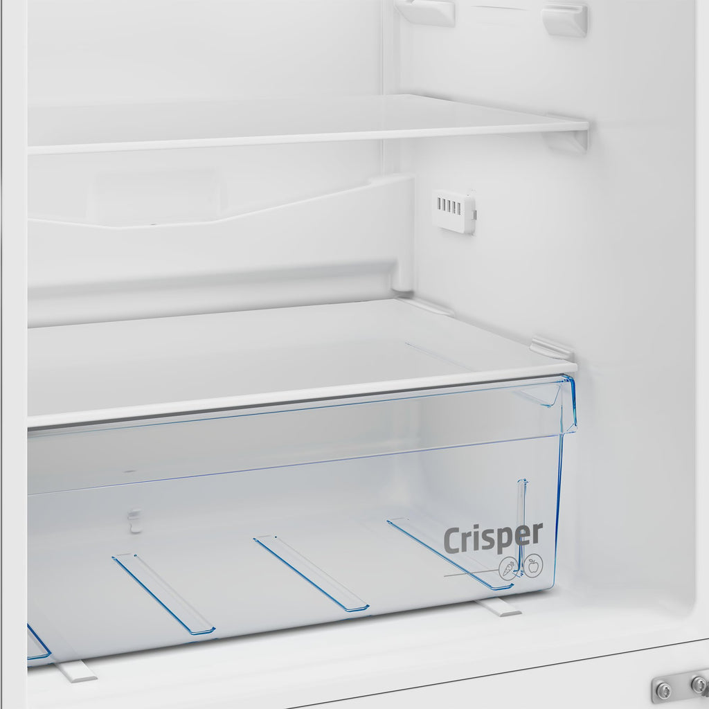 BLASTIVO™ | Réfrigérateur Congélateur Bas 291L — MinFrost, Dégivrage Auto, Argenté