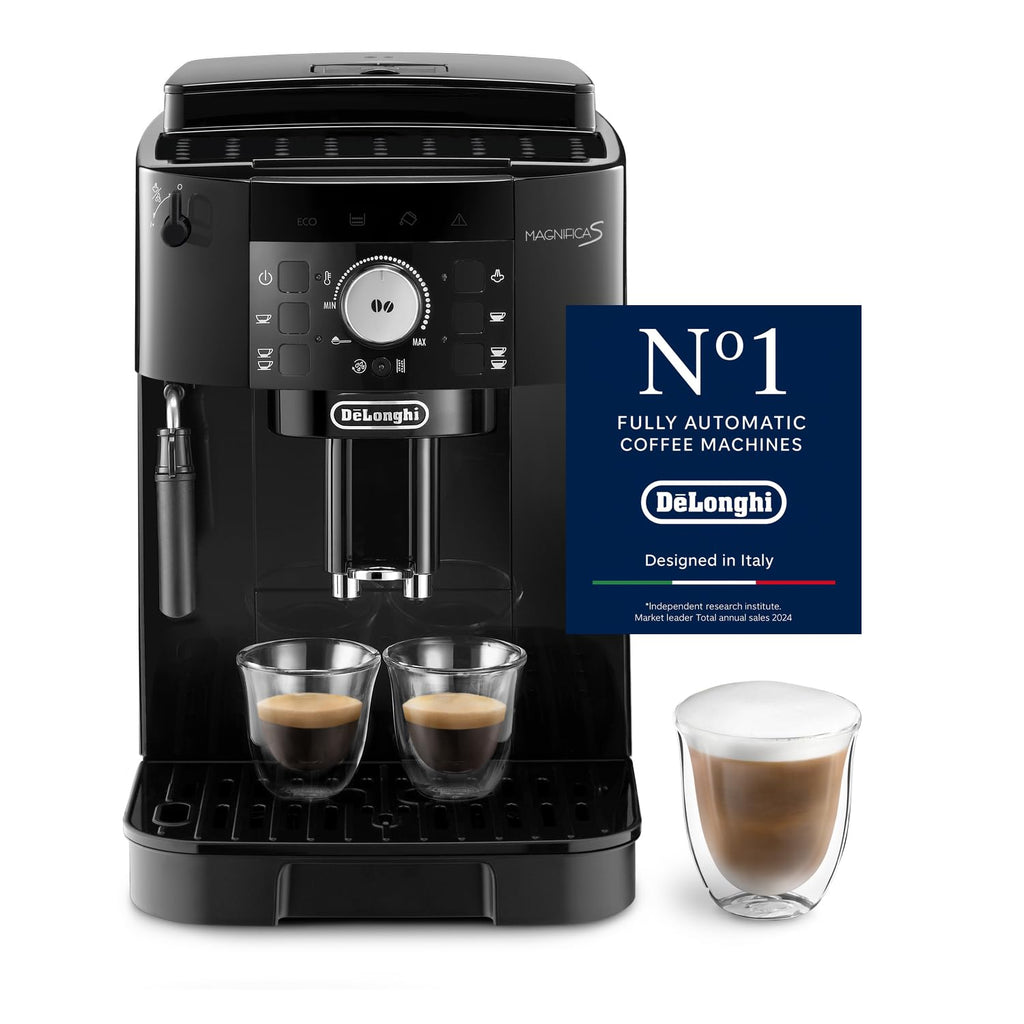 BLASTIVO™ | Magnifica S Perfetto — Machine à Café Automatique avec Mousseur à Lait, Noir