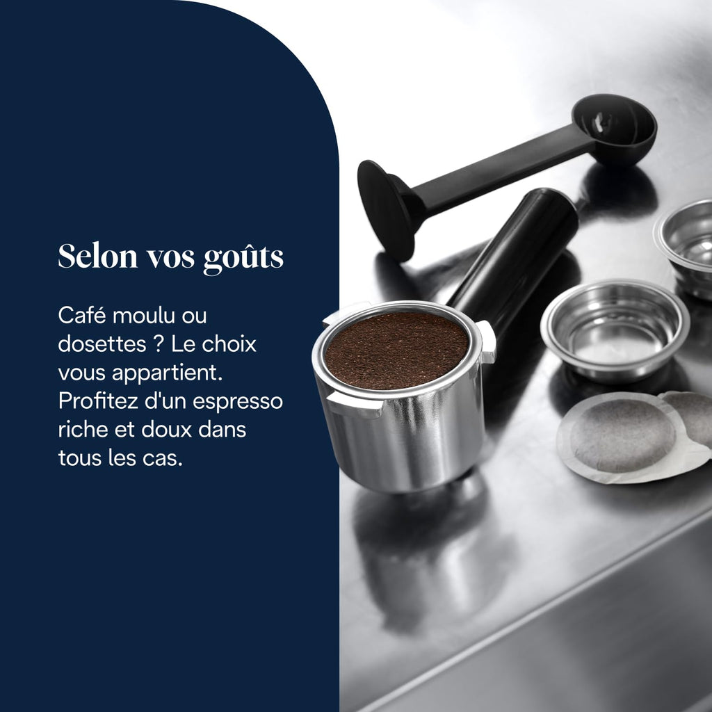 BLASTIVO™ | Dedica Style EC685.M — Machine à Expresso Compacte 15cm, Métal