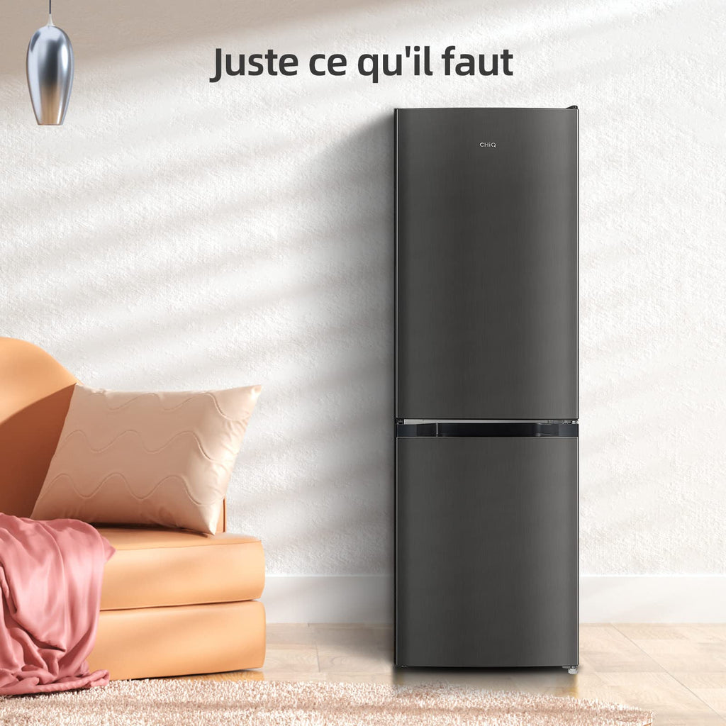BLASTIVO™ | Réfrigérateur Congélateur Bas 157L — Low Frost, Compact, Noir