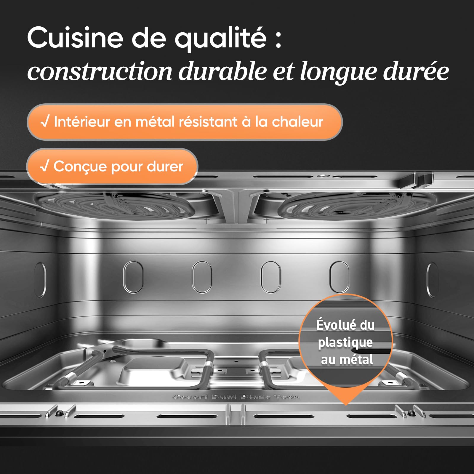 BLASTIVO™ | Air Fryer TwinFry 10L — Dual Zone, Double Résistance, NoirRévolutionnez vot