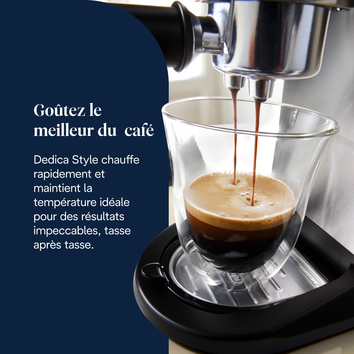 BLASTIVO™ | Dedica Style EC685.M — Machine à Expresso Compacte 15cm, Métal