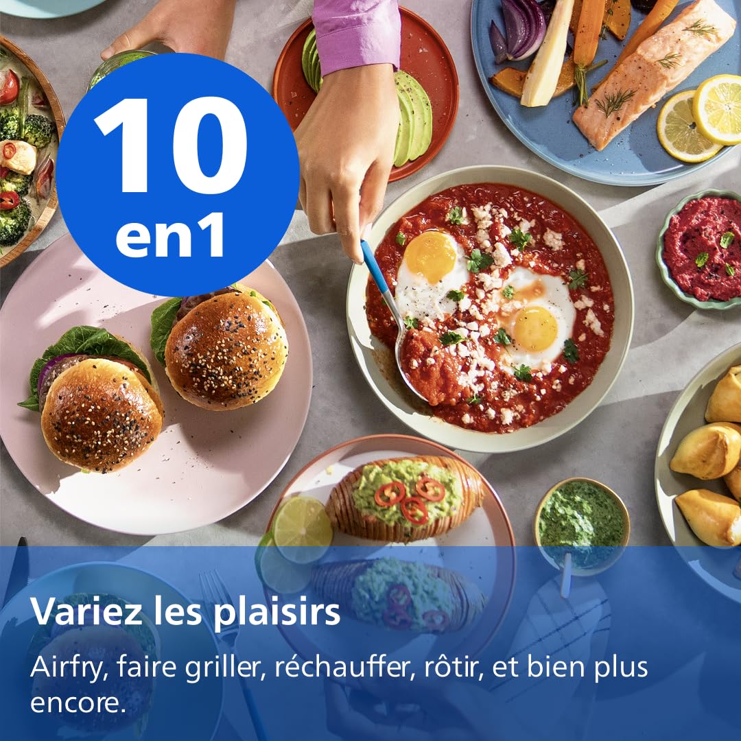 BLASTIVO™ | Air Fryer Série 1000 — Double Panier 7.1L, 10 Modes, RapidAir