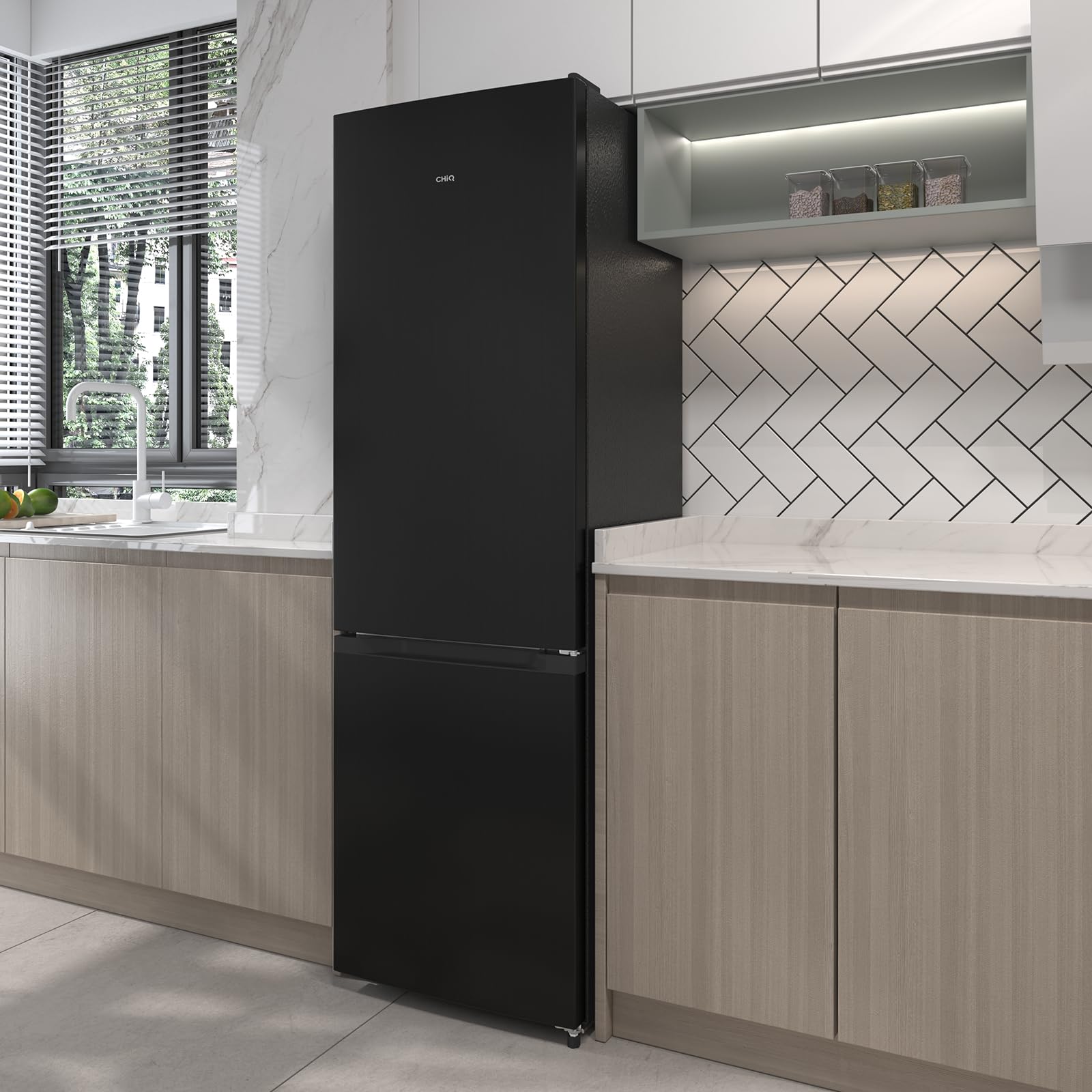 BLASTIVO™ | Réfrigérateur Congélateur Bas 262L — Low Frost, Inox, Garantie 12 ans