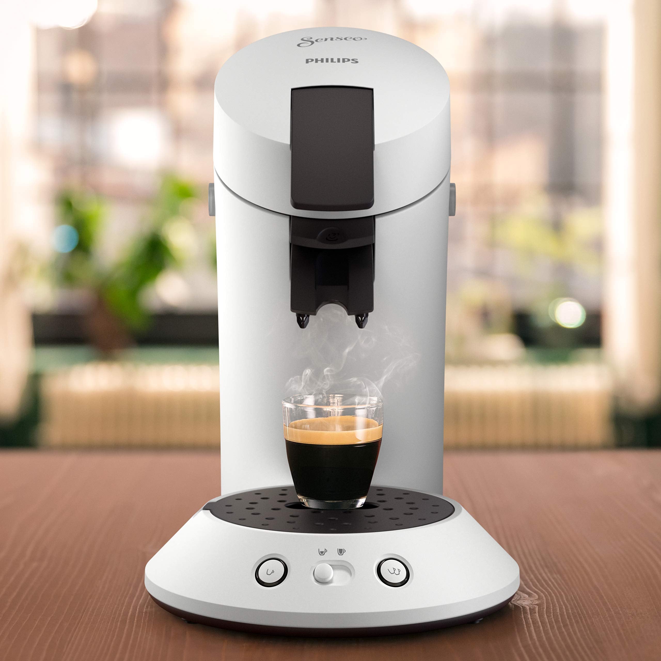 BLASTIVO™ | Senseo Original Plus — Machine à Dosettes, Blanche
