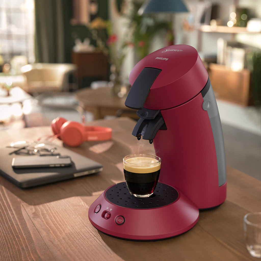 BLASTIVO™ | Senseo Original Plus — Machine à Dosettes Écoresponsable, Rouge